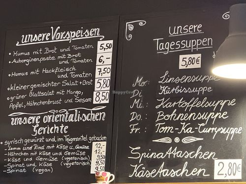 menu #Veganuary at Zeitgeist in Fellbach