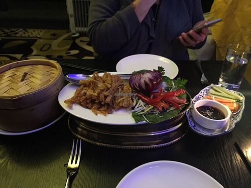 Vegan crispy duck!  at Cockadoo in Oxford