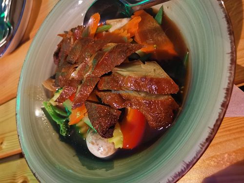 Duck in Tamarind Sauce at Vegan Chay in Munich