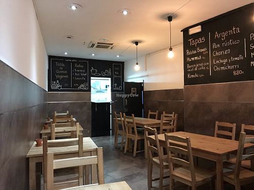 Interior  at Melocotón Vegan Burger in Barcelona