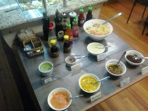 Sauces and seasonings at Dom Pepino  in Santos