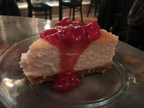 This cheesecake is beyond blissful!!!! at Brick Road Pizza Co in Grand Rapids