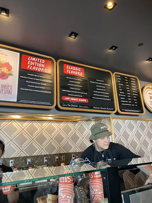   at Salt & Straw in Del Mar