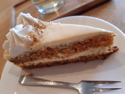 Carrot cake at EkoPlaza in Breda