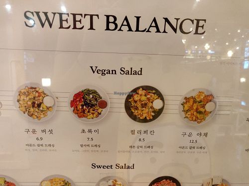 4 vegan salads at Sweet Balance - Yeoksam in Seoul