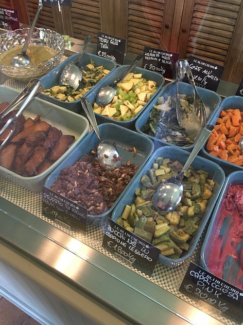 Deli counter at Le Ali in Cucina in Ivrea