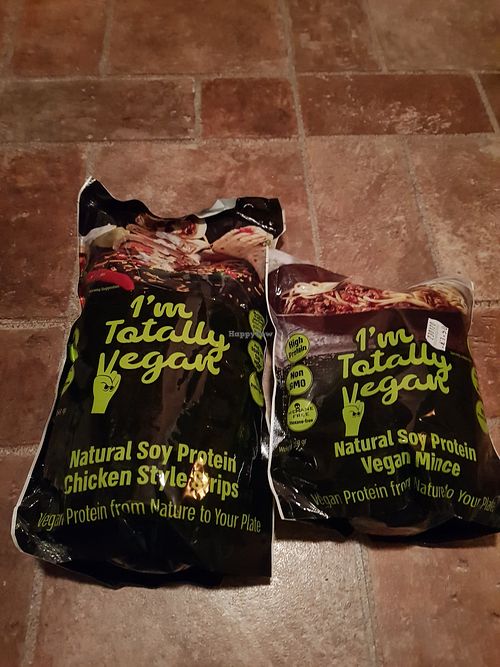 Vegan mince and chicken style strips #Veganuary at For Goodness Sake in Middlesbrough