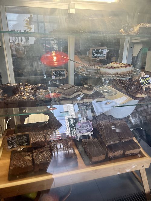 Treat selection   at Bio Cafe in Aberdeen