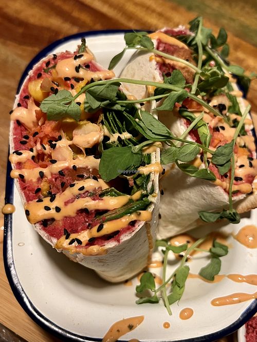 Falafel wraps - Yummm  at Bio Cafe in Aberdeen