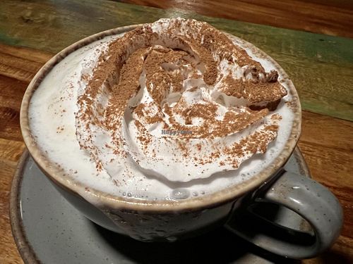 White chocolate chai  at Bio Cafe in Aberdeen