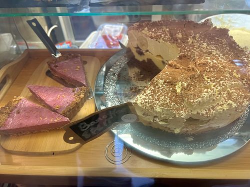 Cakes selection 🍰   at Bio Cafe in Aberdeen