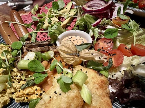 Tofu scramble full breakfast   at Bio Cafe in Aberdeen