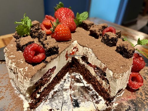 Those layers! 😋  at Bio Cafe in Aberdeen