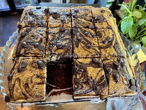 Vanilla & chocolate marble cake   at Bio Cafe in Aberdeen