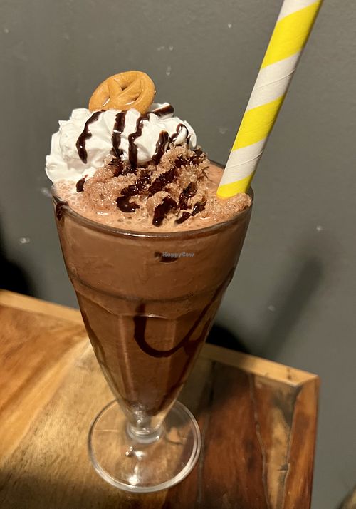 Blended iced Flappe!  at Bio Cafe in Aberdeen