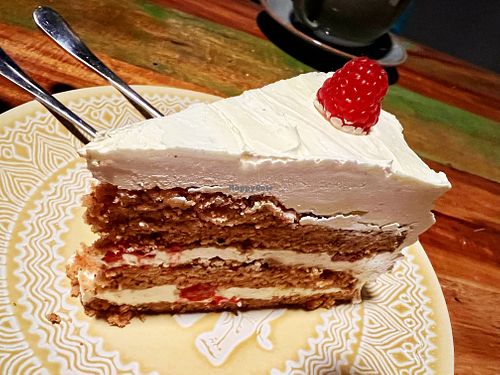 Carrot cake 🥕   at Bio Cafe in Aberdeen