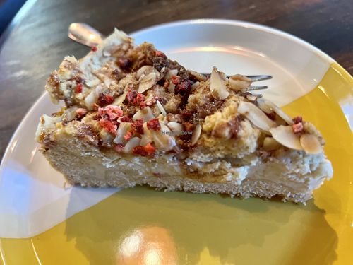 Italian torte #Veganuary at Bio Cafe in Aberdeen