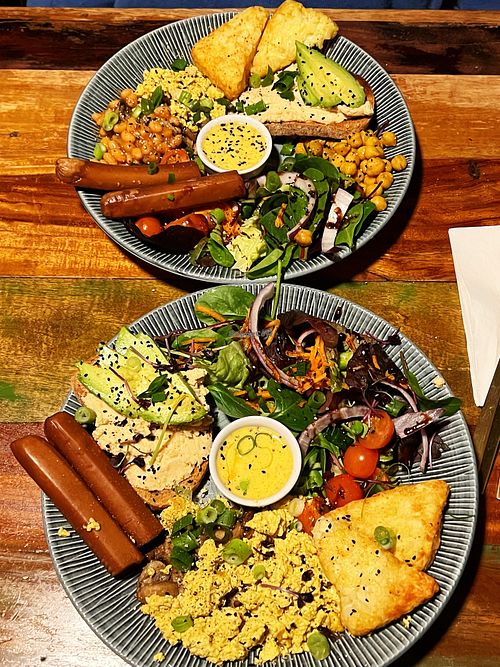 Full tofu breakfast   at Bio Cafe in Aberdeen