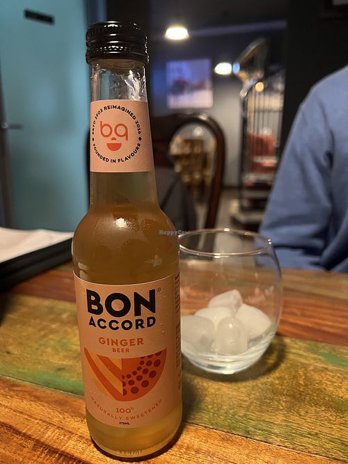 Ginger beer  at Bio Cafe in Aberdeen