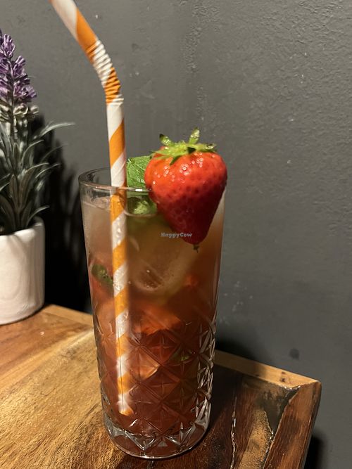 Strawberry mojito  at Bio Cafe in Aberdeen
