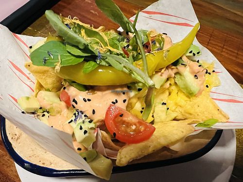 Nachos  at Bio Cafe in Aberdeen