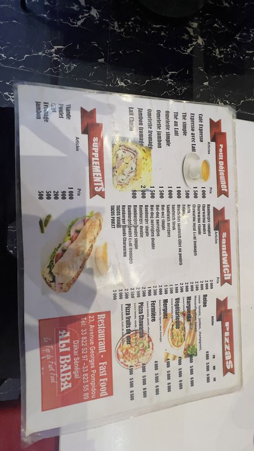   at Ali Baba in Dakar