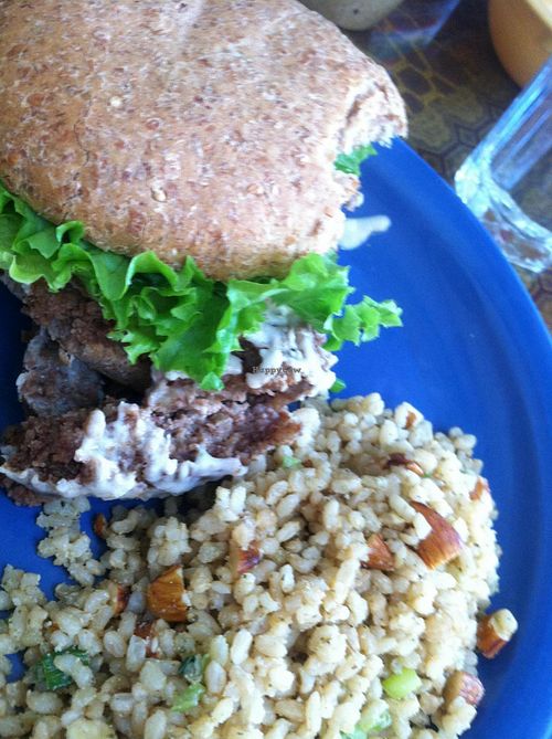 The Spot Burger at The Spot Natural Foods in Hermosa Beach
