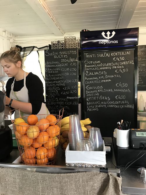 Inside at Sunny in Nida