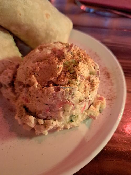 Potato salad at The Church Cantina in Tacoma