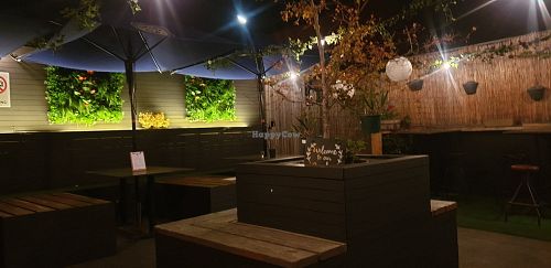 Outdoor beer garden at Friend & Faux  in Thornbury
