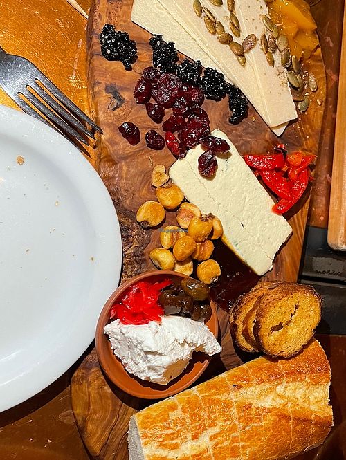 Small vegan cheese board    at Goed Zuur in Denver