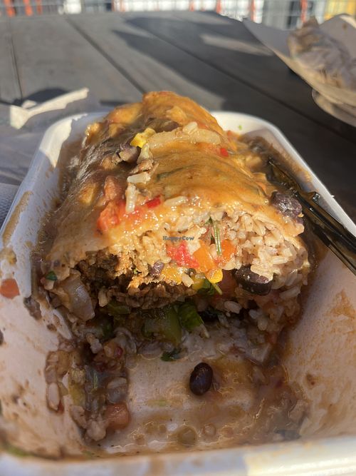 Smothered burritos with taco night protein   at Illegal Pete's - Northside in Denver