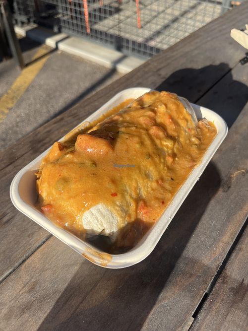 Smothered burritos with taco night protein   at Illegal Pete's - Northside in Denver