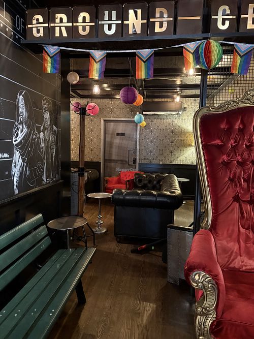   at Ground Central Coffee Company in Lynbrook