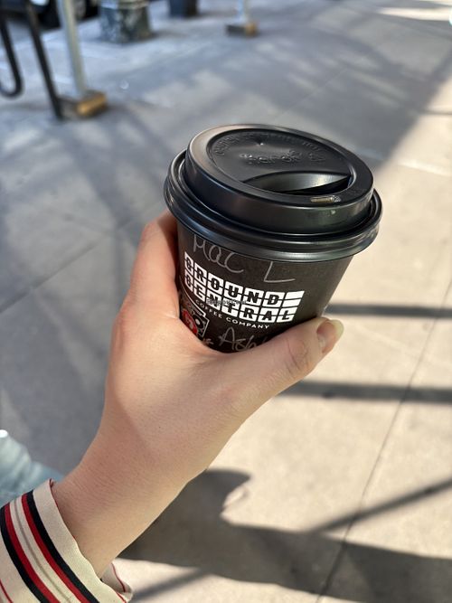   at Ground Central Coffee Company in Lynbrook