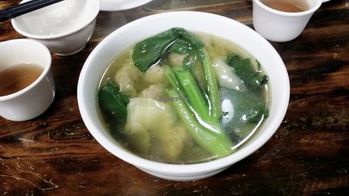 Wantons in soup at Feng Cheng Xuan in Macau