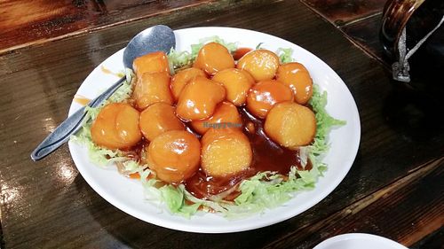 Tofu in sweet and sour sauce at Feng Cheng Xuan in Macau