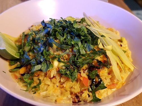 Rice dish at Laylo in Tulum