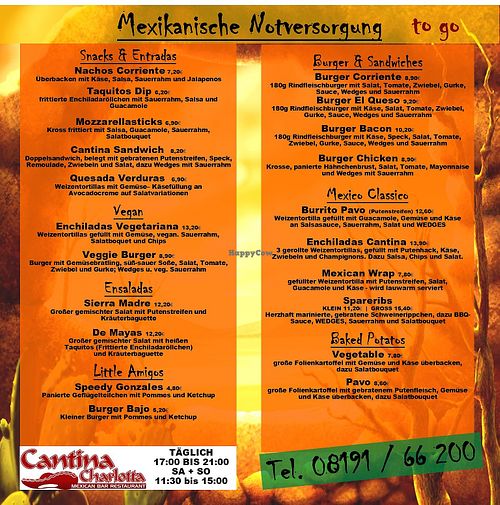 Cantina Charlotta Kaufering Restaurant HappyCow