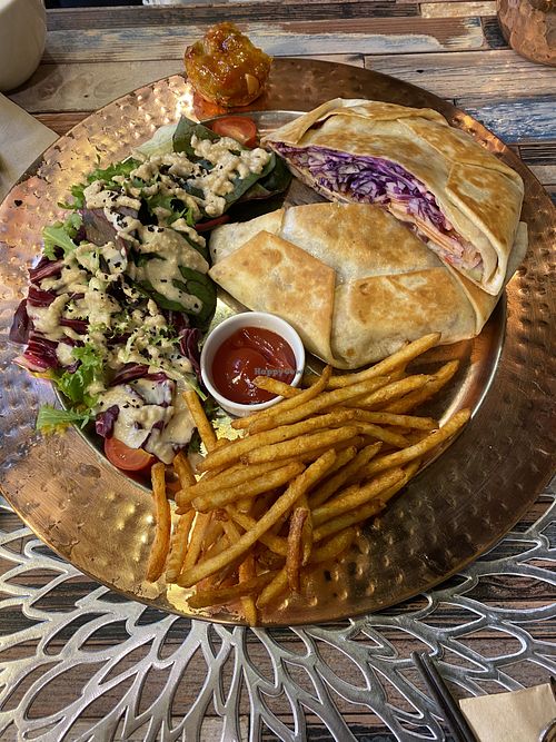 Wrap set at Cafe SIVA 카페 시바 in Seoul