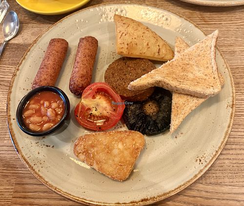 Vegan breakfast   at Bruach in Dundee