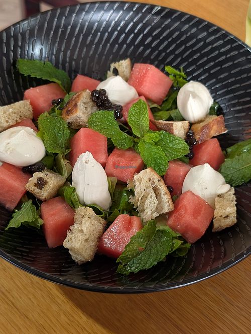 Watermelon salad at Kaylee's in Johannesburg