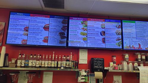 Menus at Java Juice Cafe in Flagstaff