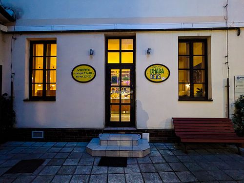 Outside of Dhaba Beas at Dhaba Beas in Prague