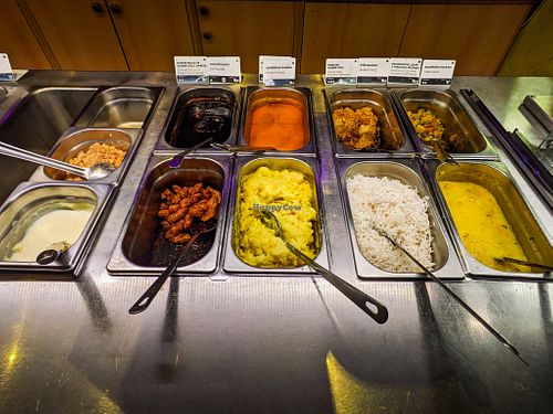 Today's buffet selection at Dhaba Beas at Dhaba Beas in Prague