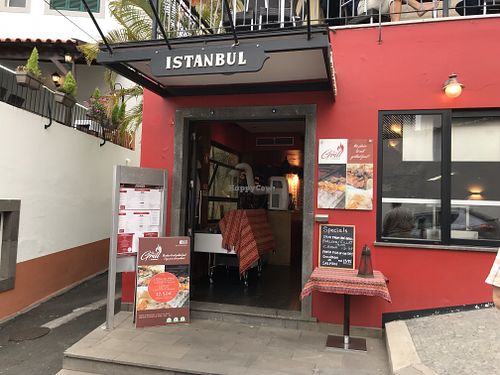 The entrance at Istanbul Grill in Funchal