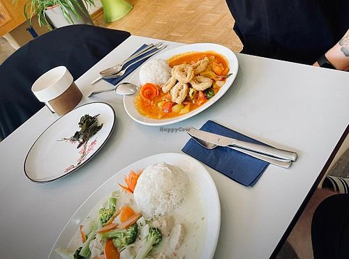 Curries   at Vegefarm in Bremen