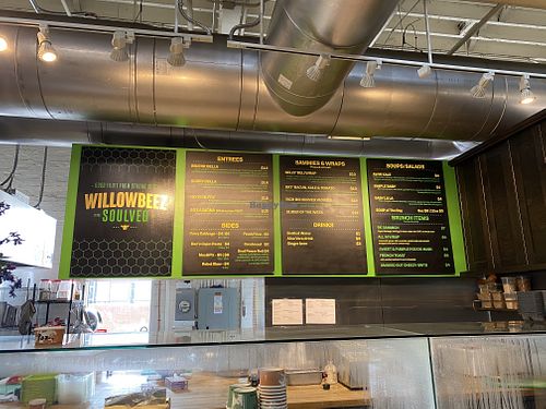 Menu at Willowbeez Soulveg in Columbus