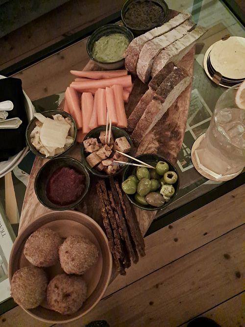 Meze board at Saorsa 1875 in Pitlochry