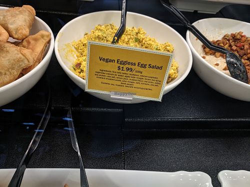 Vegan Egg Salad! at Planet Organic Market in Calgary
